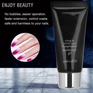 Enjoy Beauty อุปกรณ์ต่อเล็บเจล Uv เปลี่ยนสีตามอุณหภูมิ 30 นิ้ว