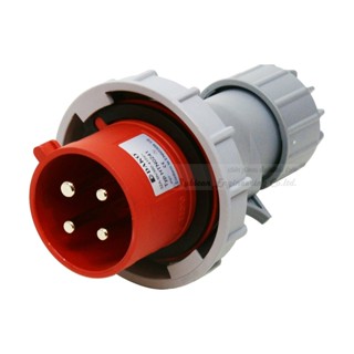 "DAKO PLUG" HTN 0241 ปลั๊กตัวผู้กลางทางกันน้ำ (3P+E) 32A 400V 6H IP67