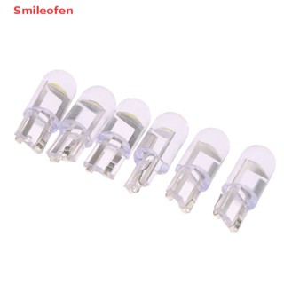 [Smileofen] ใหม่ หลอดไฟ Led W5W T10 COB สีขาว สําหรับติดตกแต่งภายในรถยนต์ 6 ชิ้น