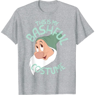 Disney Snow White This Is My Bashful Costume Halloween T-Shirt Casual fashion Korean version handsome_01