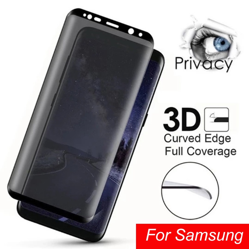 SAMSUNG ความเป็นส่วนตัวกระจกนิรภัยสําหรับSamsung Galaxy S26 Ultra S25 S24 S23 S8 S9 S10 Plus S10E S2