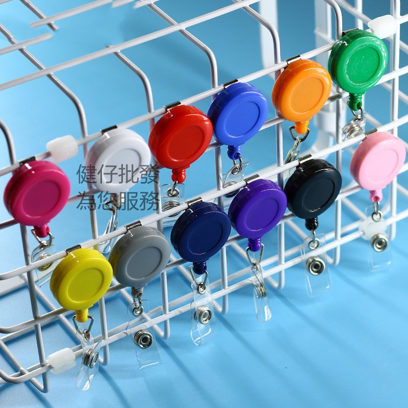 Jianzai ขายส่ง!พวงกุญแจ จี้รูปลูกกวาด พับเก็บได้ พับเก็บได้ สีแคนดี้ สําหรับทําเอกสาร diy - รูปที่ 2