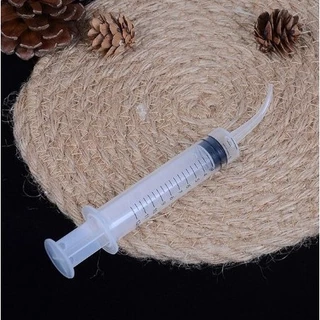 ไซริ้งค์ปลายโค้ง อุปกรณ์กำจัดนิ่วทอนซิล ไซริ้งฉีดฟันคุด ปลายงอ12 ml นิ่วทอมซินสาเหตุกลิ่นปาก tonsil remover 1ชิ้น