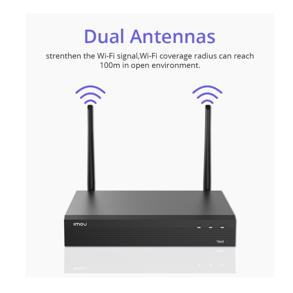 🛵มีส่งด่วน💨 IMOU WIFI KIT 4BULLET 2C + NVR1108HS-W-S2 ชุดเซ็ทกล้องวงจรปิด ประกัน 2 ปี