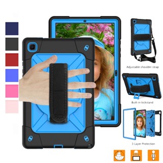 เคสแท็บเล็ต ซิลิโคน PC กันกระแทก พร้อมสายคล้องไหล่ สําหรับ Samsung Galaxy Tab A7 10.4 นิ้ว 2020 2022 SM-T500 SM-T503 SM-T505 SM-T507 SM-T509