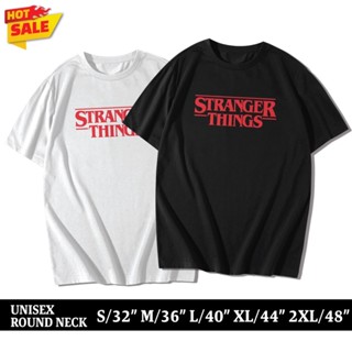 เสื้อยืดคอกลม Cotton 100% สกรีนลายสเตรนเจอร์ธิงส์ Stranger Things (แขนสั้น)