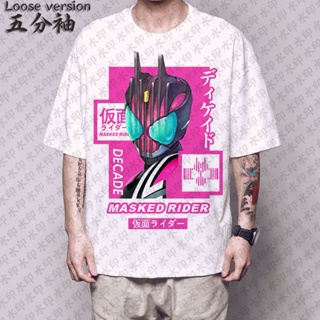 ❖๑Kamen Rider Kamen Kamen Rider peripheral Decade เสื้อผ้า ghsot แขนสั้น Zero1 ฤดูร้อนคู่เสื้อยืด_02