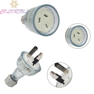 【COLORFUL】Plug Socket 240V 250V Electrical Cable Extension Sockets Up Flat Plug Connectors