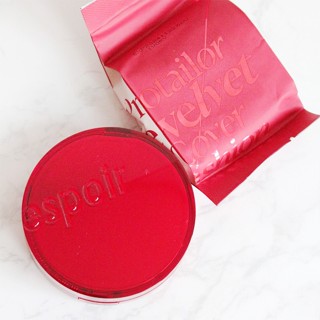 Espoir Pro Tailor Be Velvet Cover Cushion 15g + 15g รีฟิลแป้งแต่งหน้า K Beauty สไตล์เกาหลี