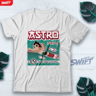 เสื้อยืด พิมพ์ลายหุ่นยนต์ อนิเมะ Astro Boy สไตล์วินเทจ_02