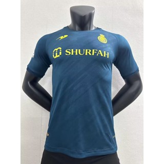 [Player Version] เสื้อเชิ้ตแขนสั้น ลายทีมชาติฟุตบอล Al-Nassr FC Victory Away คุณภาพสูง 2223