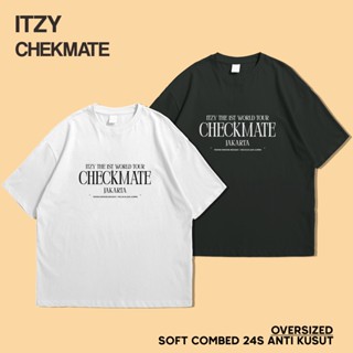 เสื้อยืด ขนาดใหญ่ พิมพ์ลาย The chekmate itzy 24s พรีเมี่ยม สําหรับผู้ชาย และผู้หญิง_09