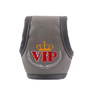 HOMEHAP หุ้มเกียร์หนัง VIP ออโต้ รุ่น VRS503 สีเทาดำ ประดับยนต์ ตกแต่งรถ ของแต่งรถ