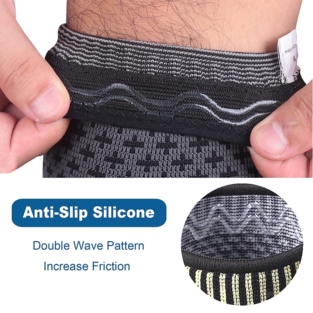 ปลอกสวมขา บรรเทาอาการปวด เส้นเลือดขอด เส้นเลือดขอด 2 ชิ้น ต่อคู่ - รูปที่ 5