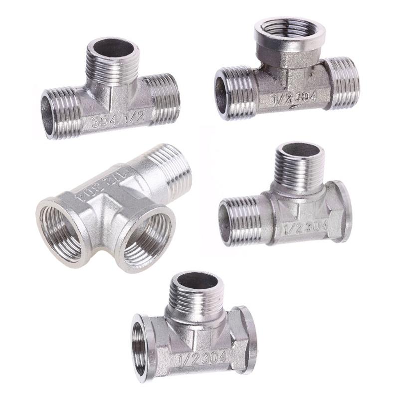 Let* ห้องน้ํา T อะแดปเตอร์ G1 2 T-Valve 304 ทองแดงสําหรับ Bath Bidet Sprayer ฝักบัว