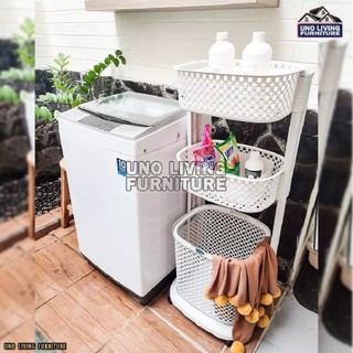 Rovega Laundry Basket Rak Keranjang Baju Kotor RLB-300 Terbaru