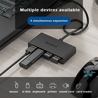 ORICO USB HUB 4 Port USB 3.0 Splitter With Micro USB Power Port Multiple High Speed OTG Adapter for Computer Laptop