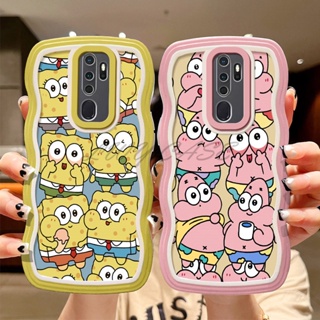 Lwy เคสโทรศัพท์มือถือนิ่ม ลาย SpongeBob Patrick สําหรับ Oppo A12e A3s A5 Ax5 A31 2020 A9 2020 A5 2020 A53 A33 A57 F11 A9 A58 A1 Pro