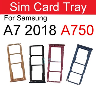 อะแดปเตอร์ถาดซิมการ์ด แบบเปลี่ยน สําหรับ Samsung A7 2018 A750