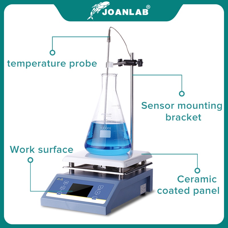 Joanlab خلاط مغناطيسي بالتسخين وشاشة رقمية — صورة 3