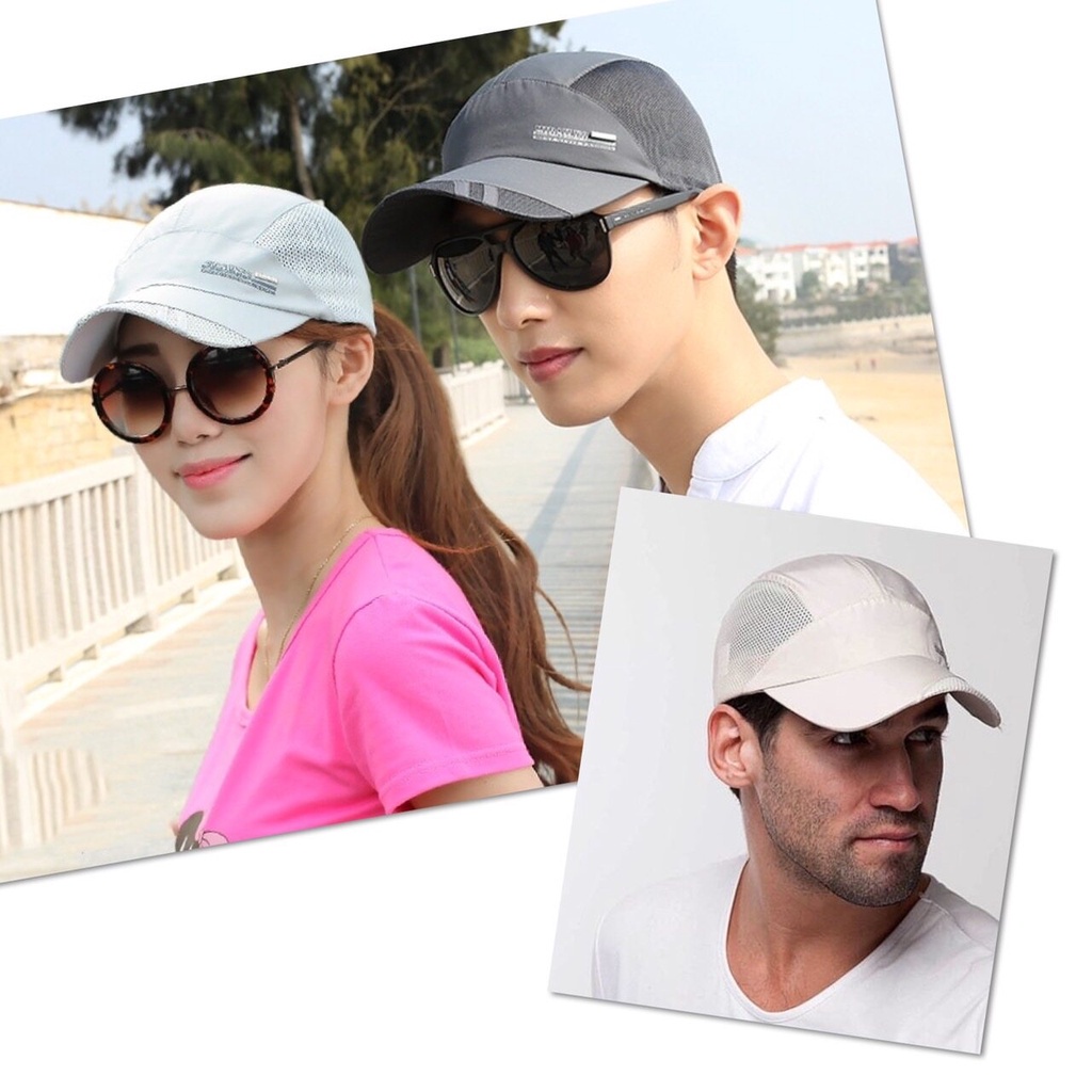 💙 หมวกออกกำลังกาย หมวกแก๊ป ระบายอากาศ ผ้าร่ม เบาสบาย หมวกวิ่ง แฟชั่น เกรดพรีเมี่ยม 💙 - รูปที่ 5