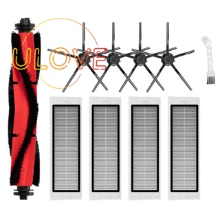 แปรงหลัก แปรงด้านข้าง แผ่นกรอง HEPA แบบเปลี่ยน สําหรับหุ่นยนต์ดูดฝุ่น Roborock Q5