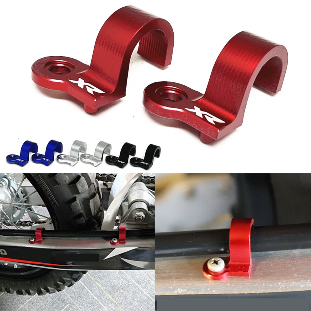 ท่อเบรคหลังท่องเที่ยว Clamp สําหรับ HONDA XR250L XR250R XR400R XR600R XR650L XR650R