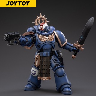 1/18 JoyToy Warhammer 40K Ultramarines Primaris Lieutenant Amulius ของเล่นสําหรับเด็ก