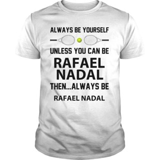 Yuanl5 {พร้อมส่ง เสื้อยืดผ้าฝ้าย 100% พิมพ์ลาย Vamos Rafa Rafael Nadal Tennis Roland Garros Grand Slam T2942 โอเวอร์ไซซ์