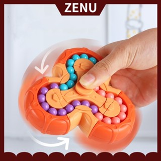 ZENU ของเล่นเด็ก ของเล่นเพื่อการศึกษา ฝึกพัฒนาการสมอง ฟิดเจดสปินเนอร์ ส้ม ของเล่น เมจิกคิวบ์