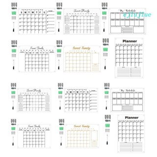 Cc ปฏิทินอะคริลิคลบได้ กระดานไวท์บอร์ด ปฏิทิน วางแผนรายสัปดาห์ สําหรับบ้าน ออฟฟิศ