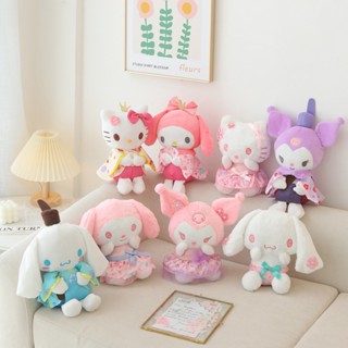 SANRIO ตุ๊กตา Kolomi Mymelody Kimono น่ารัก ขนาด 20 ซม. ของเล่นสําหรับเด็ก