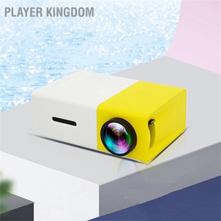  Player kingdom โปรเจคเตอร์ขนาดเล็ก HD Real Color แบบพกพา LED โฮมเธียเตอร์โปรเจคเตอร์สำหรับโทรศัพท์มือถือ CN Plug AC 220V