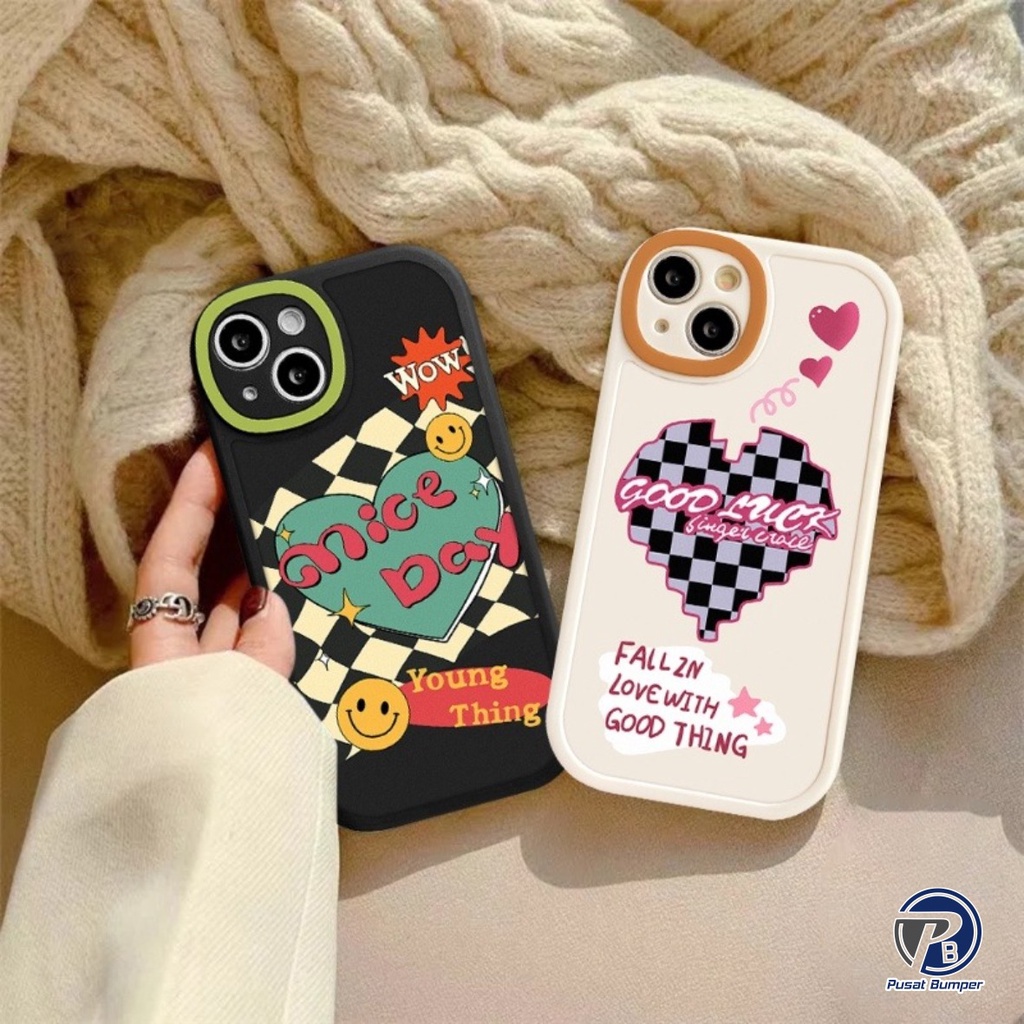 SS138 SOFTCASE COUPLE SMILE CHESS LOVE สําหรับ INFINIX SMART HD 5 6 6+ 7 HOT 9 10 11 PLAY 10S 11S ร้