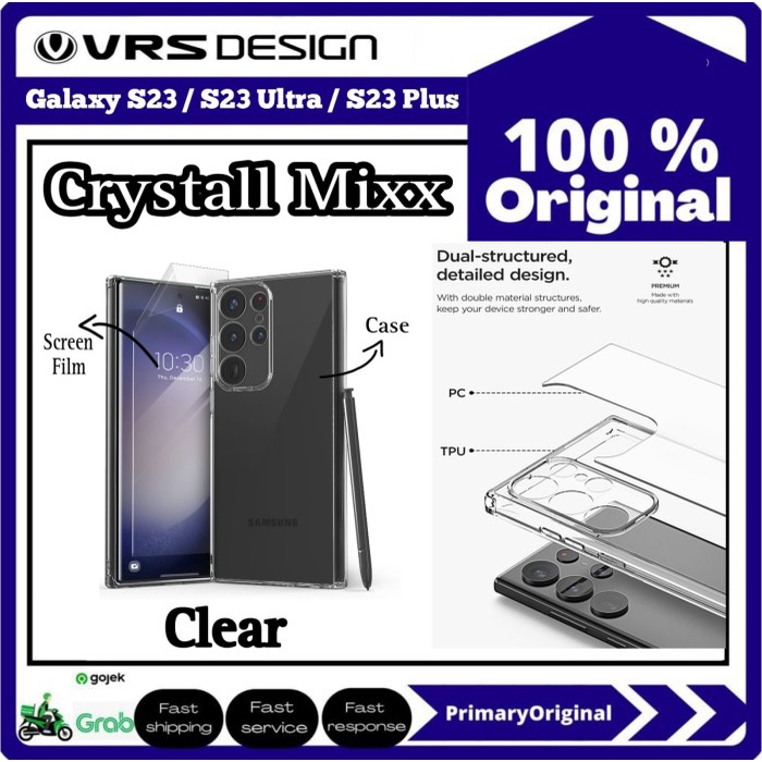 Samsung S23 Ultra Plus VRS DESIGN Crystal Mixx เคสใส