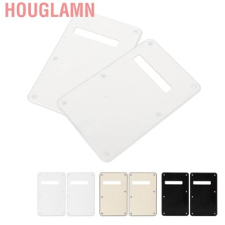 Houglamn 2Pcs Electric Guitar Backplate Pickguard Cover Music Instruments Parts Accessories