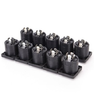 Capa เมาท์แผงเมาท์ตัวนํา 4 ขา ตัวเมีย 4 Pin สําหรับเมาท์หัวโอห์ม PCB ลําโพง 10 ชิ้น