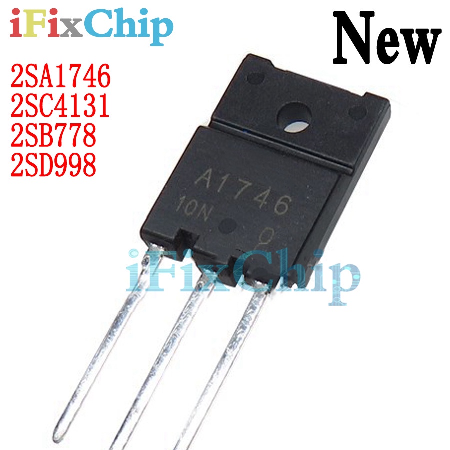 10pcs ยี่ห้อใหม่ 2SA1746 2SC4131 2SB778 KTB778 2SD998 KTD998 B778 D998 A1746 C4131