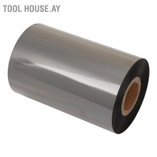  Tool House.ay การพิมพ์ฉลากริบบิ้นถ่ายโอนความร้อนสีดำพิมพ์บาร์โค้ดขี้ผึ้งป้องกันไฟฟ้าสถิตย์สำหรับเครื่องพิมพ์อุตสาหกรรม