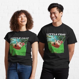 เสื้อเชิ้ตแขนสั้น เสื้อไม่ต้องรีด เสื้อยืดผ้าฝ้าย tshirt คอกลม Little Feat rock band music    Classic T-Shirt 821629365