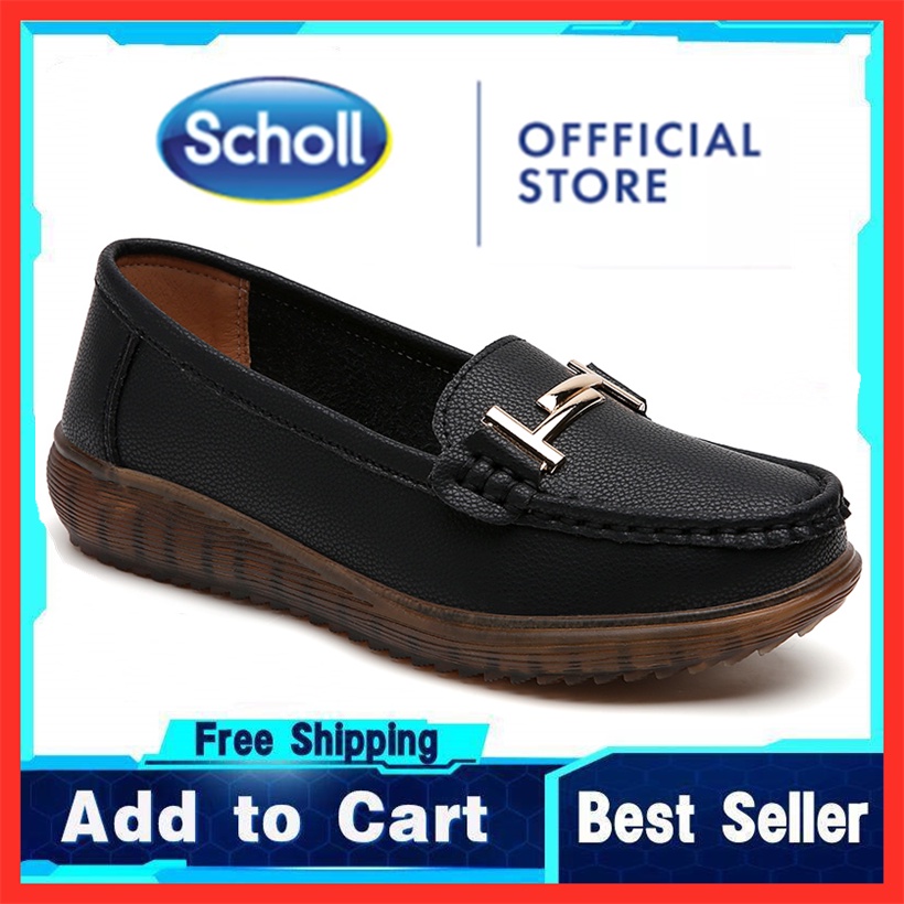 scholl รองเท้าสตรี รองเท้าลำลองสไตล์เกาหลี รองเท้าสตรี รองเท้าสตรี รองเท้าสตรี