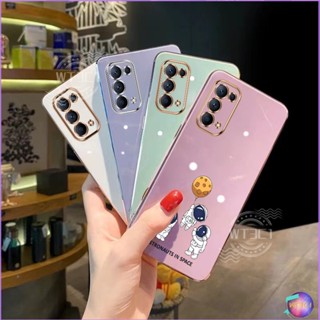 เคส OPPO Reno 5 Reno 4 Reno 3 Reno 2 Reno 2F Reno โทรศัพท์มือถือ ลายนักบินอวกาศ สําหรับ mobile 3XQ