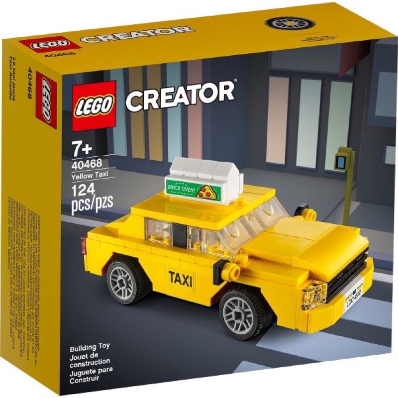 LEGO® 40468 Yellow Taxi (พร้อมส่ง กล่องสวย จัดส่งไว)