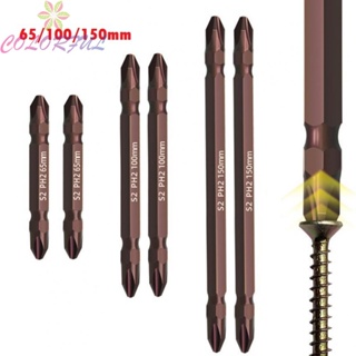 【COLORFUL】New Practical Screwdriver Bits Set 1/4 Inch 6.35mm Hex Shank Double Head