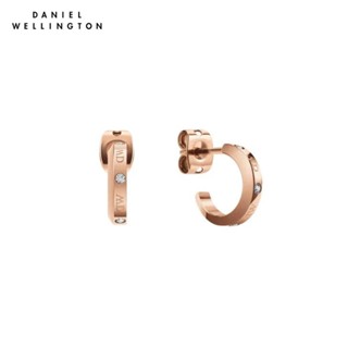 Daniel Wellington ต่างหู Lumine Earrings สีโรสโกลด์