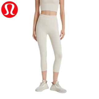 Lululemons กางเกงโยคะ เอวยางยืด แบบรัดรูป แห้งเร็ว สําหรับออกกําลังกาย วิ่ง ฟิตเนส