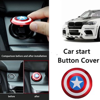 ปุ่มสตาทรถ ฝาปิดปุ่มสตาร์ทเครื่องยนต์ ironman push start engine start  แหวนครอบปุ่มสตาร์ทเครื่องยนต์