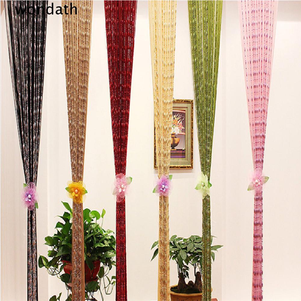 Wonda 1 เมตร X 2 เมตร ผ้าม่าน คริสตัล แก้วน้ําค้าง หยดโซ่ ลูกปัด หน้าต่าง