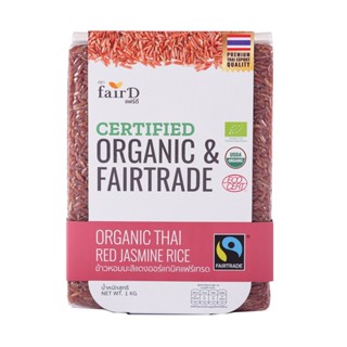 แฟร์ดี ORG ข้าวหอมมะลิแดงออร์แกนิค 1กกFAIRDFT THAI REDRICE1KG