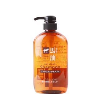คุมะโนะ 600มลKUMANO ฮอร์ทออย ไร้ซิลิโคนแชมพู HORSE OILNONSILICON SHAMPOO600ML
